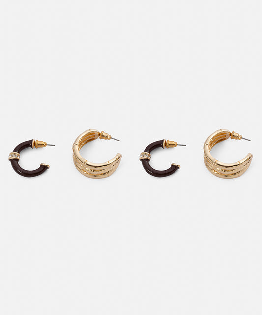 Pack of Two Earrings