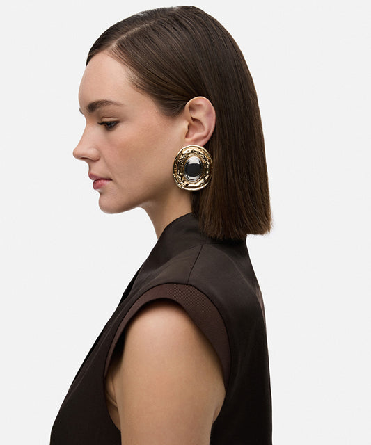 Two-Tone Earrings