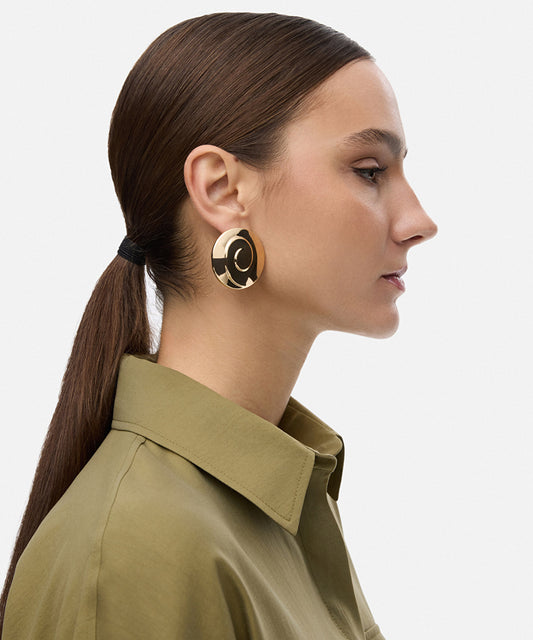 Metal Plate Earrings