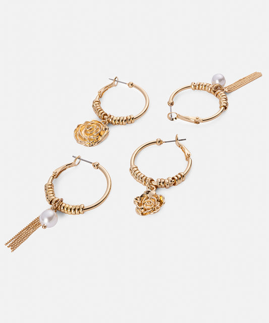 Pack of Two Hoop Earrings