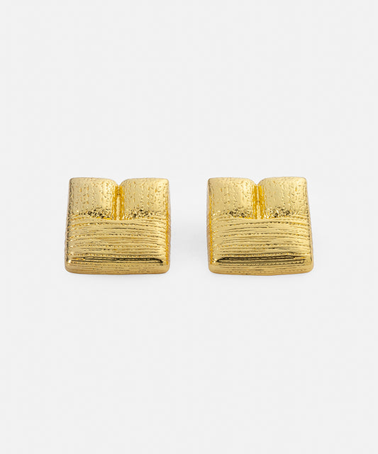 Textured Metal Earrings