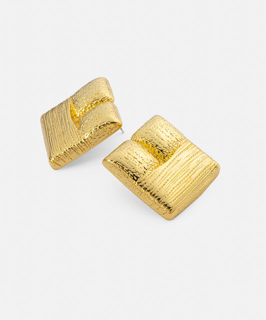 Textured Metal Earrings