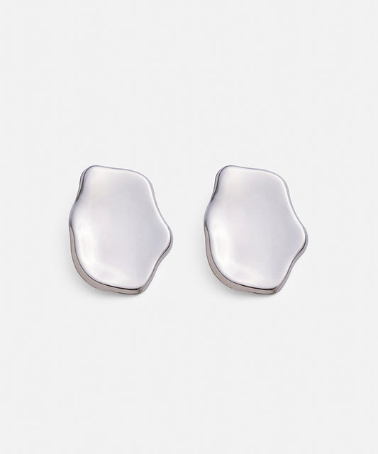 Maxi Metal Plate Earrings