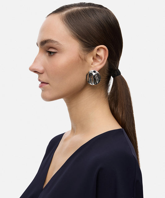 Two-Tone Asymmetrical Earrings