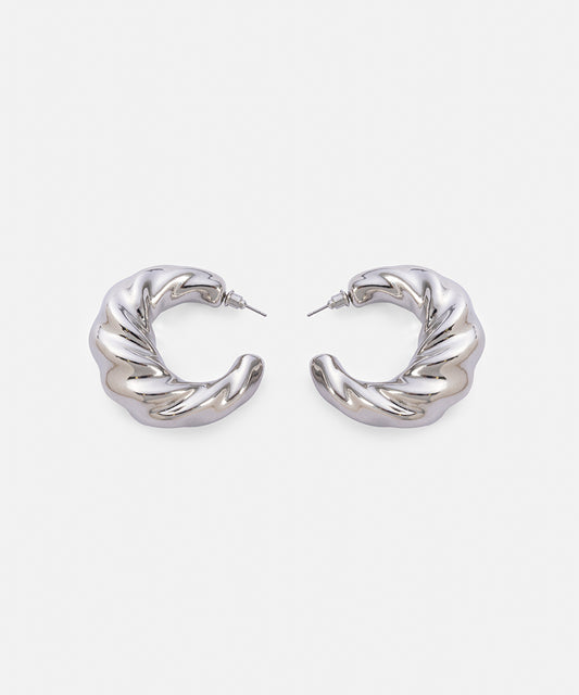 Textured Hoop Earrings