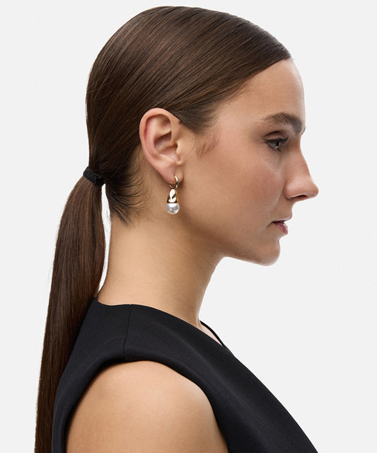 Faux Pearl Drop Earrings