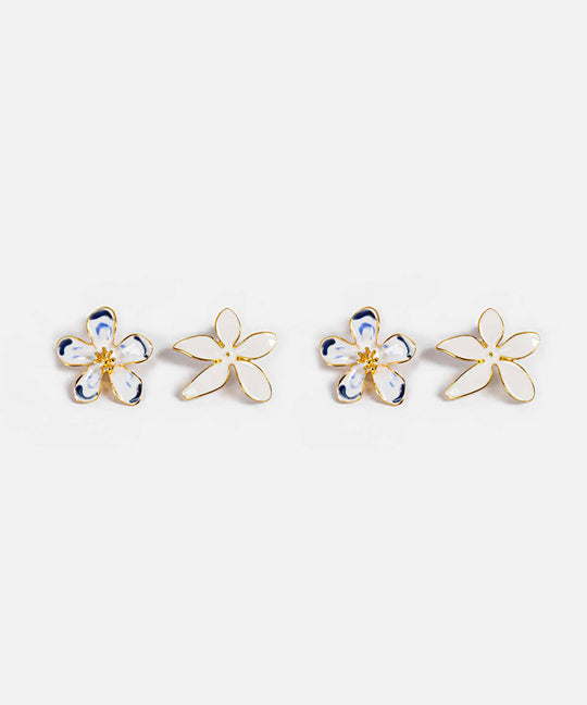 Pack of 2 Floral Earrings