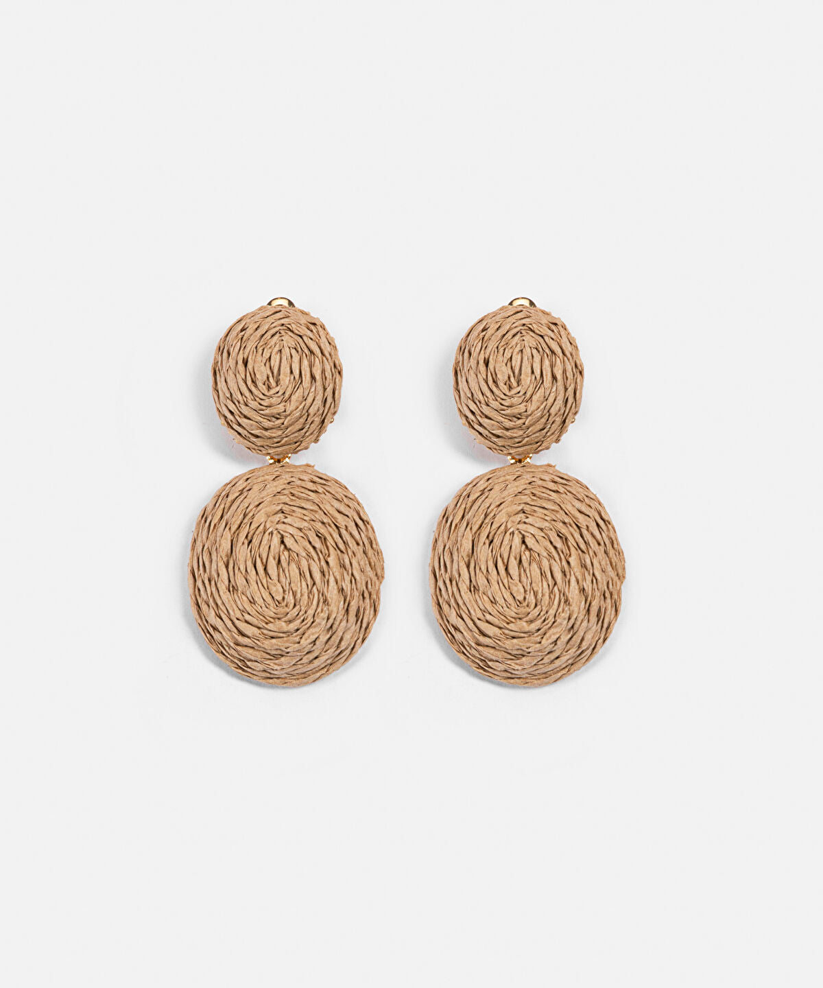 Zoomed Raffia Dangle Earrings