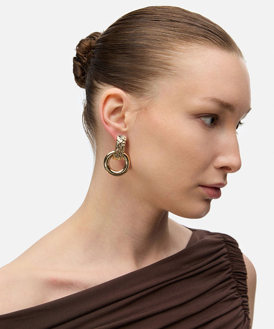 Interlocking Metal Earrings