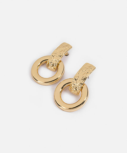 Interlocking Metal Earrings