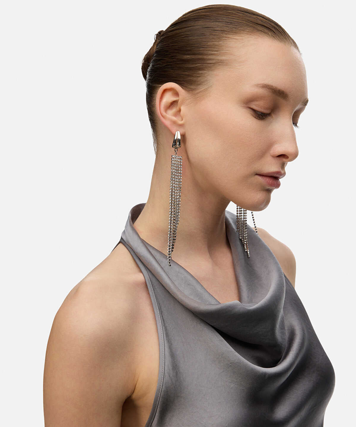 Rhinestone Dangle Earrings