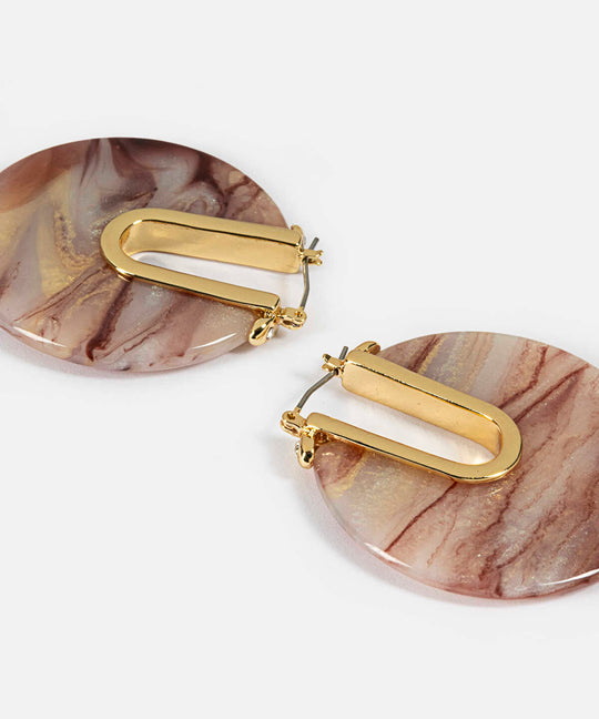 Patterned Acrylic Earrings