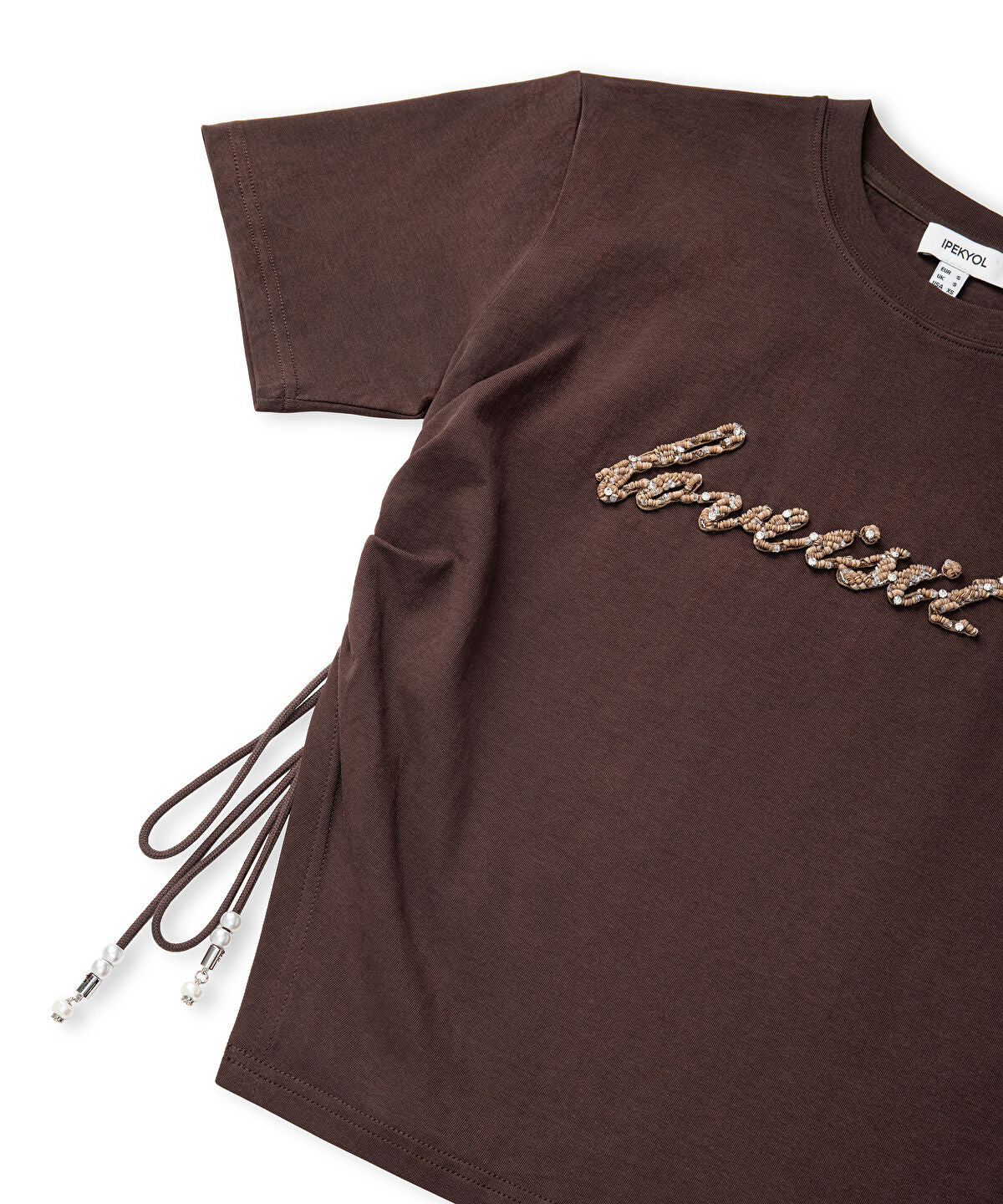 Embellished Slogan T-Shirt