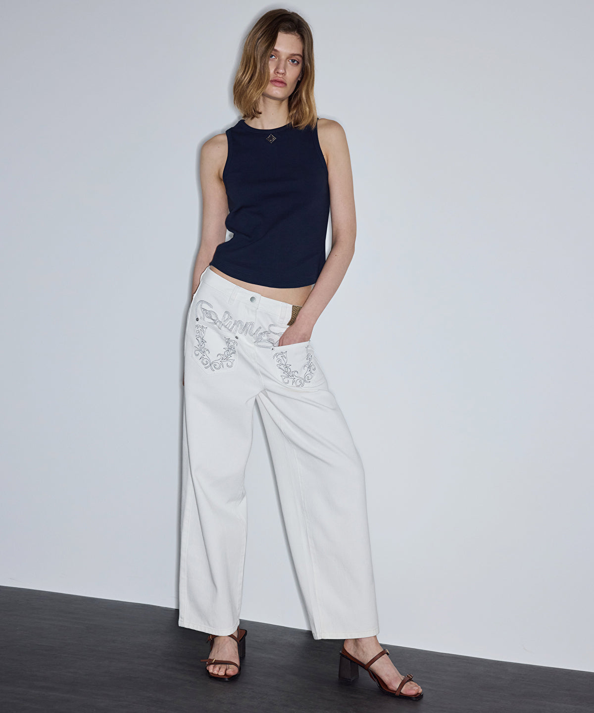 Zoomed Monogram Applique T-Shirt