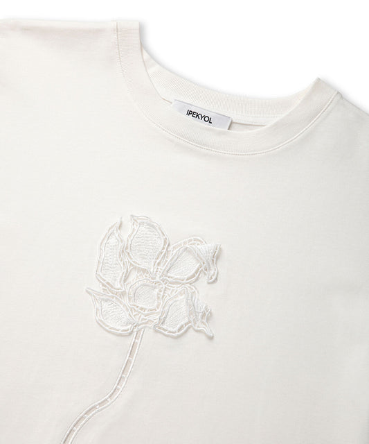 Floral Applique T-Shirt