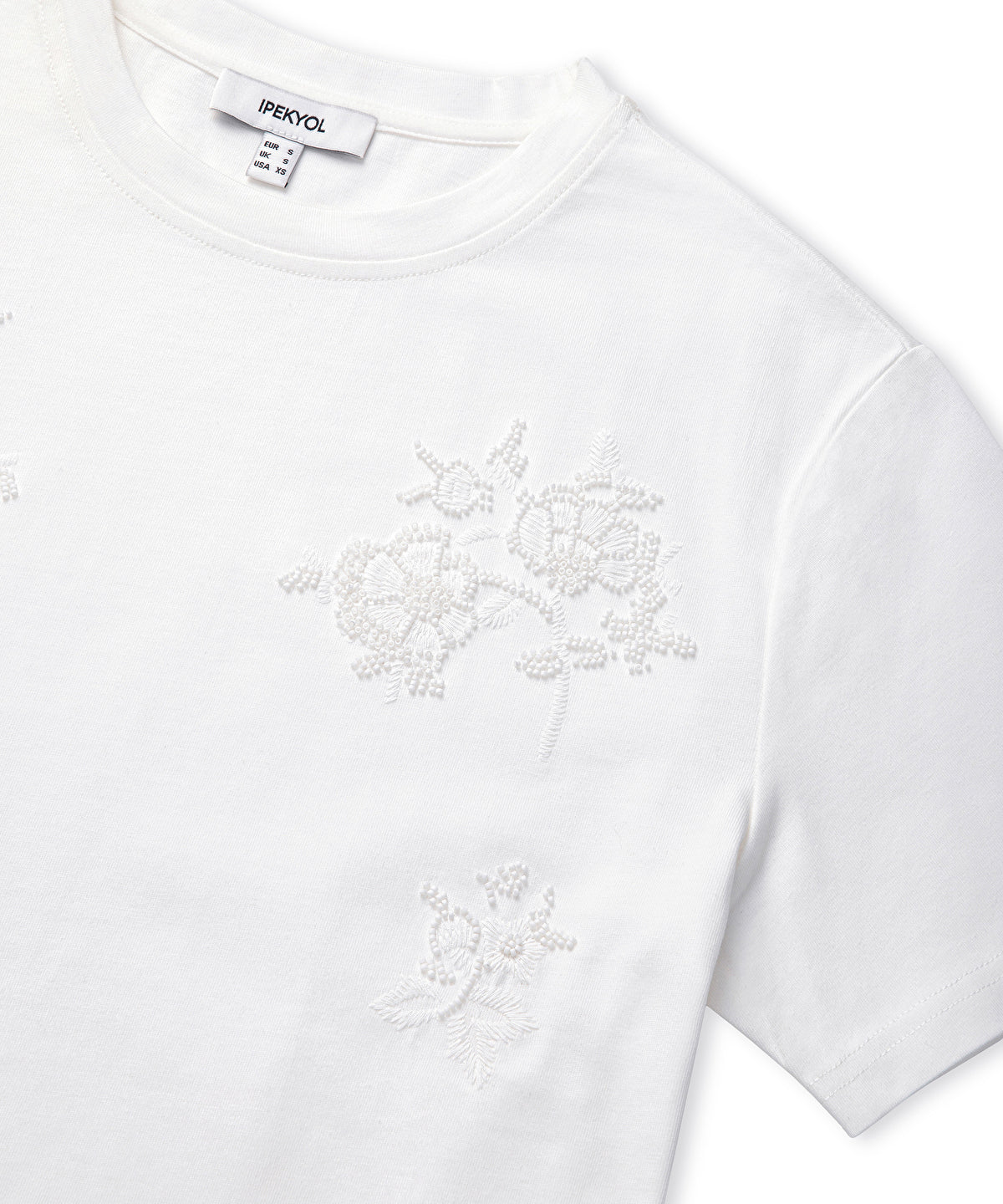 Floral Embroidery T-Shirt