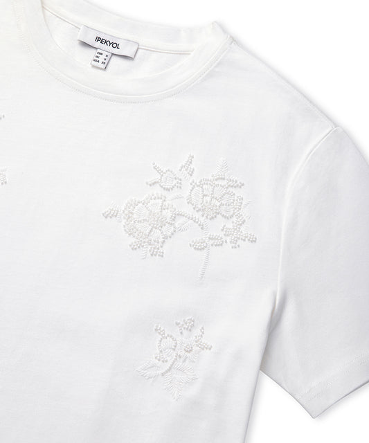 Floral Embroidery T-Shirt