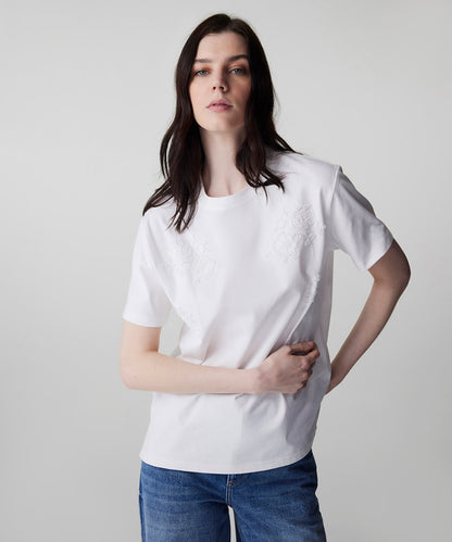 Floral Embroidery T-Shirt
