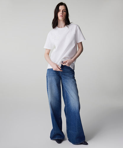 Floral Embroidery T-Shirt