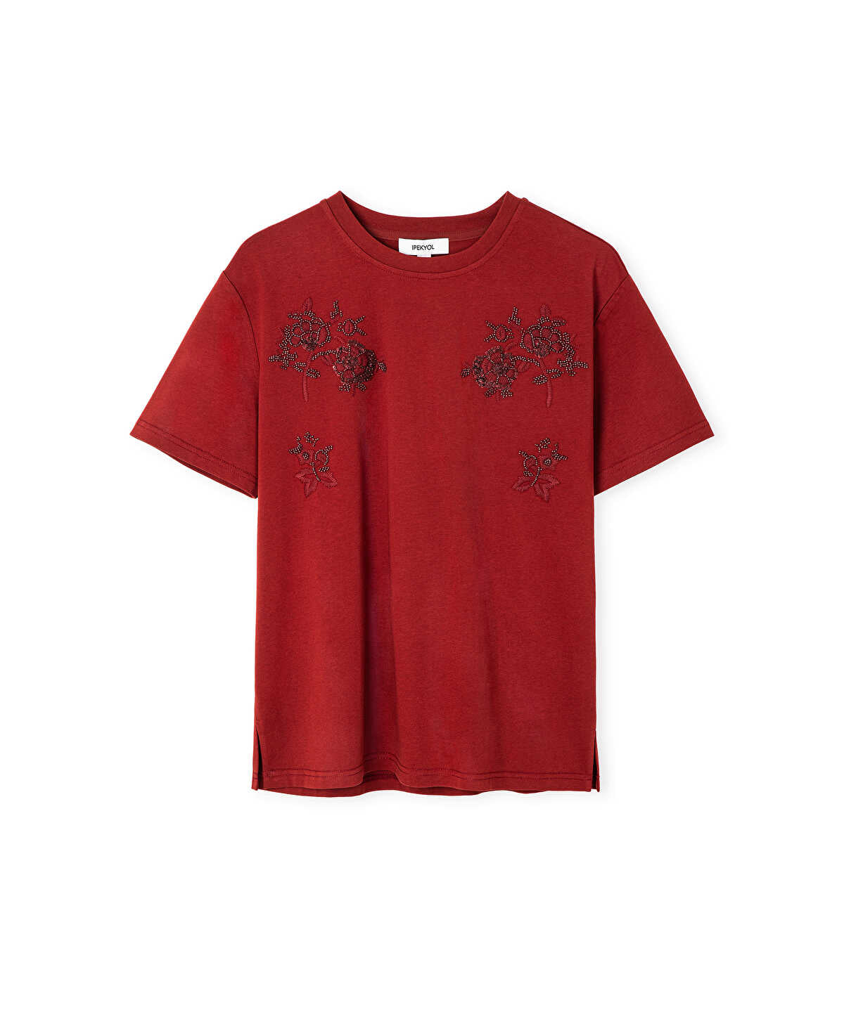 Floral Embroidery T-Shirt