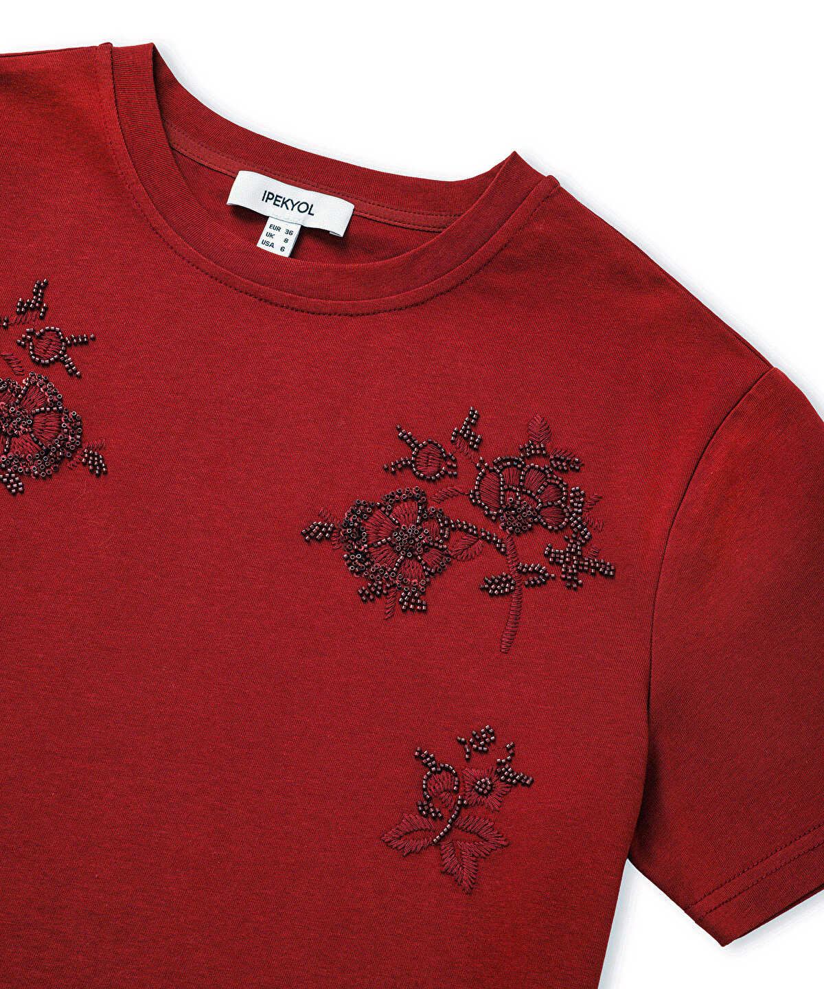 Floral Embroidery T-Shirt