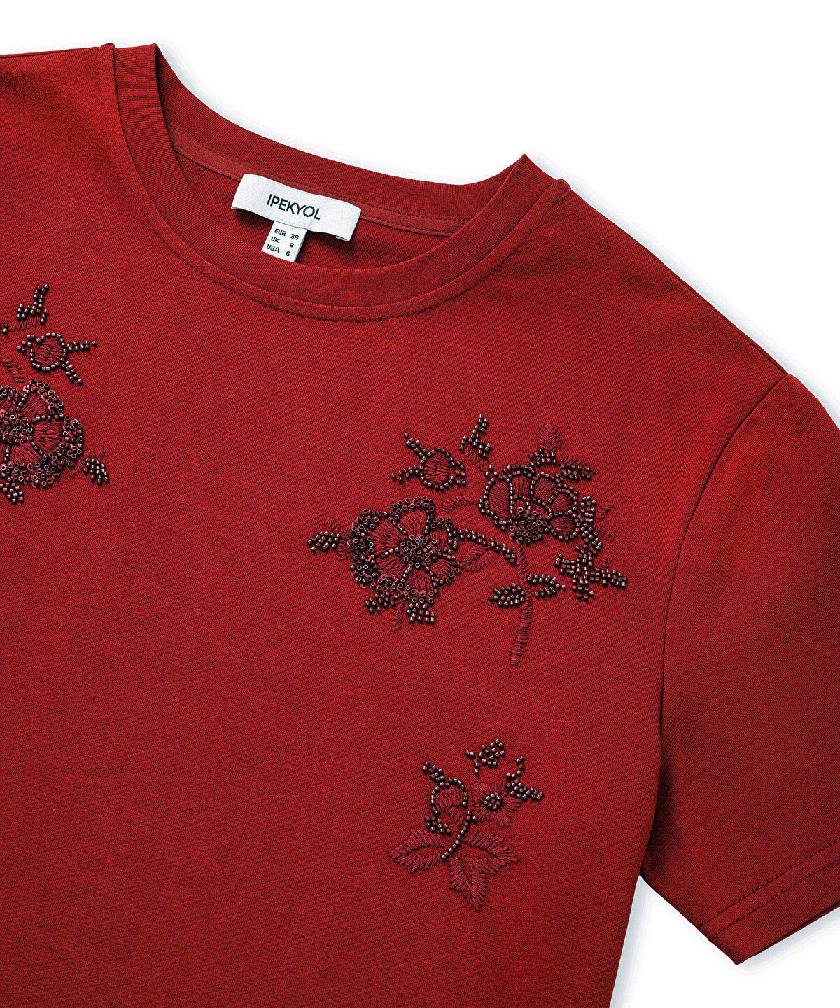Floral Embroidery T-Shirt