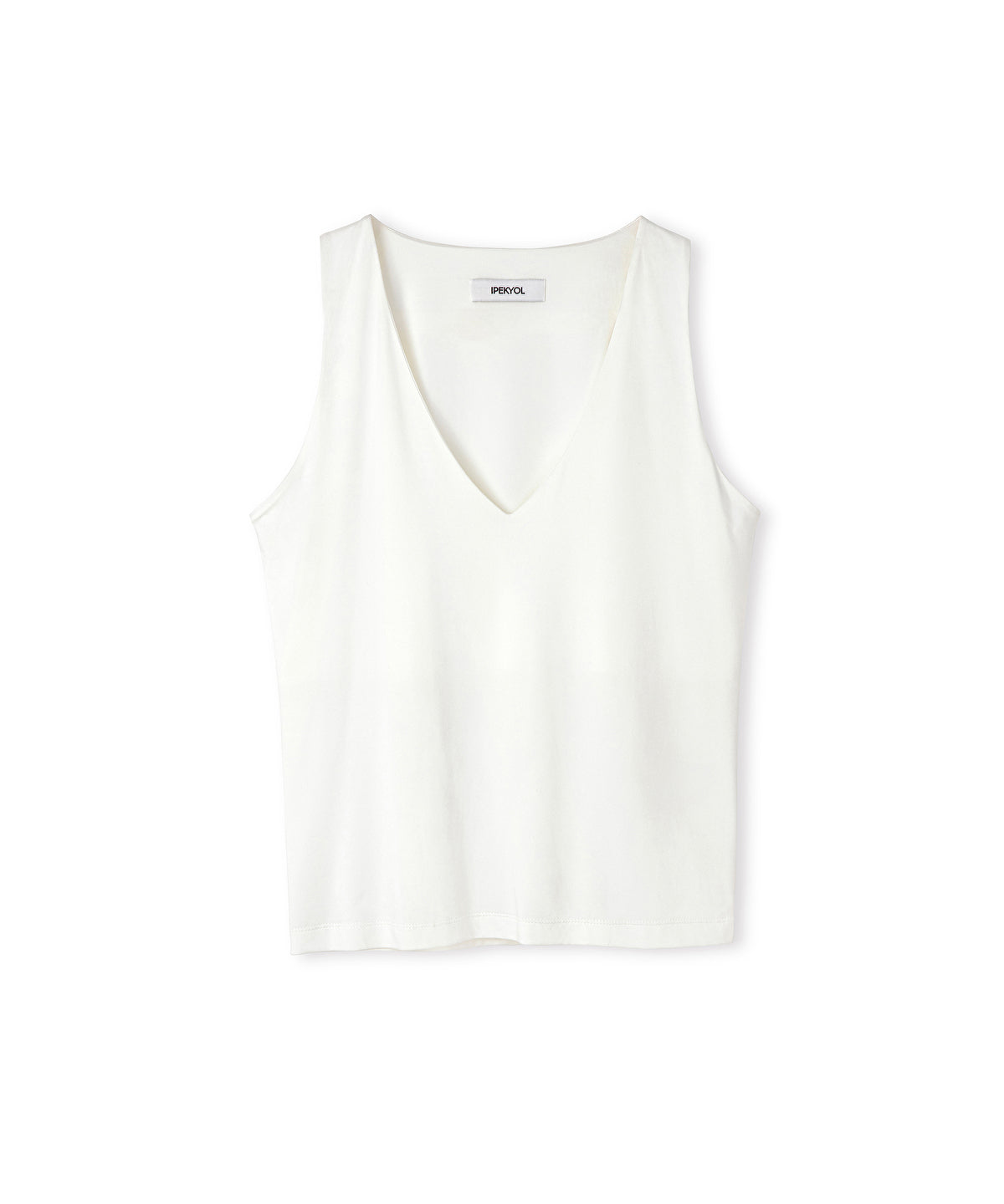 Zoomed V-Neck Basic T-Shirt