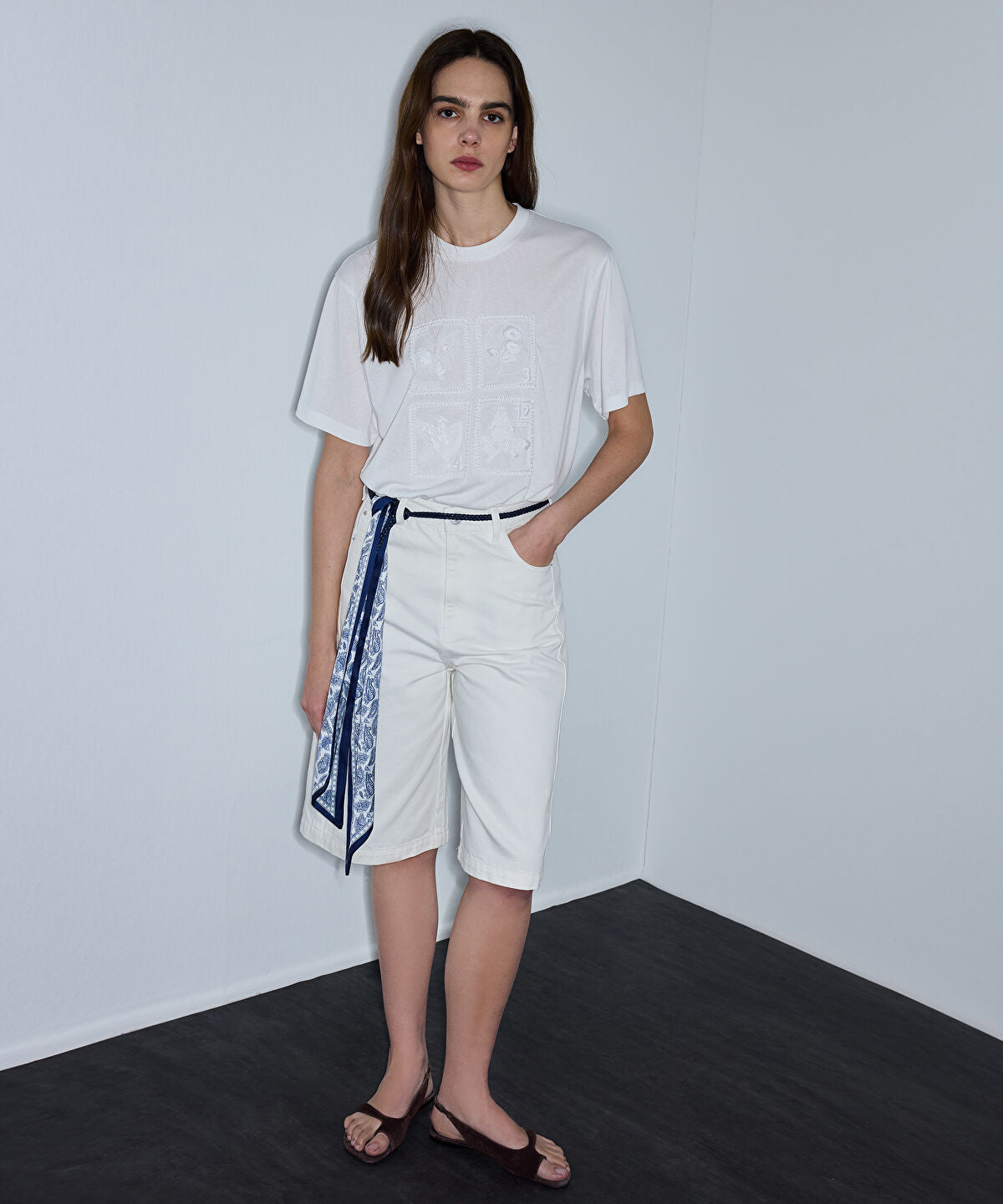 Zoomed Embroidered T-Shirt