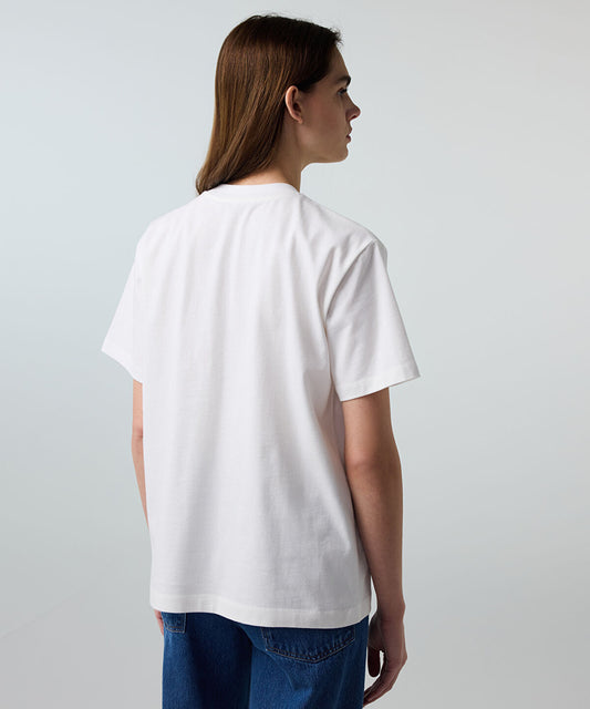 T-Shirt with Faux Pearl Embellishments