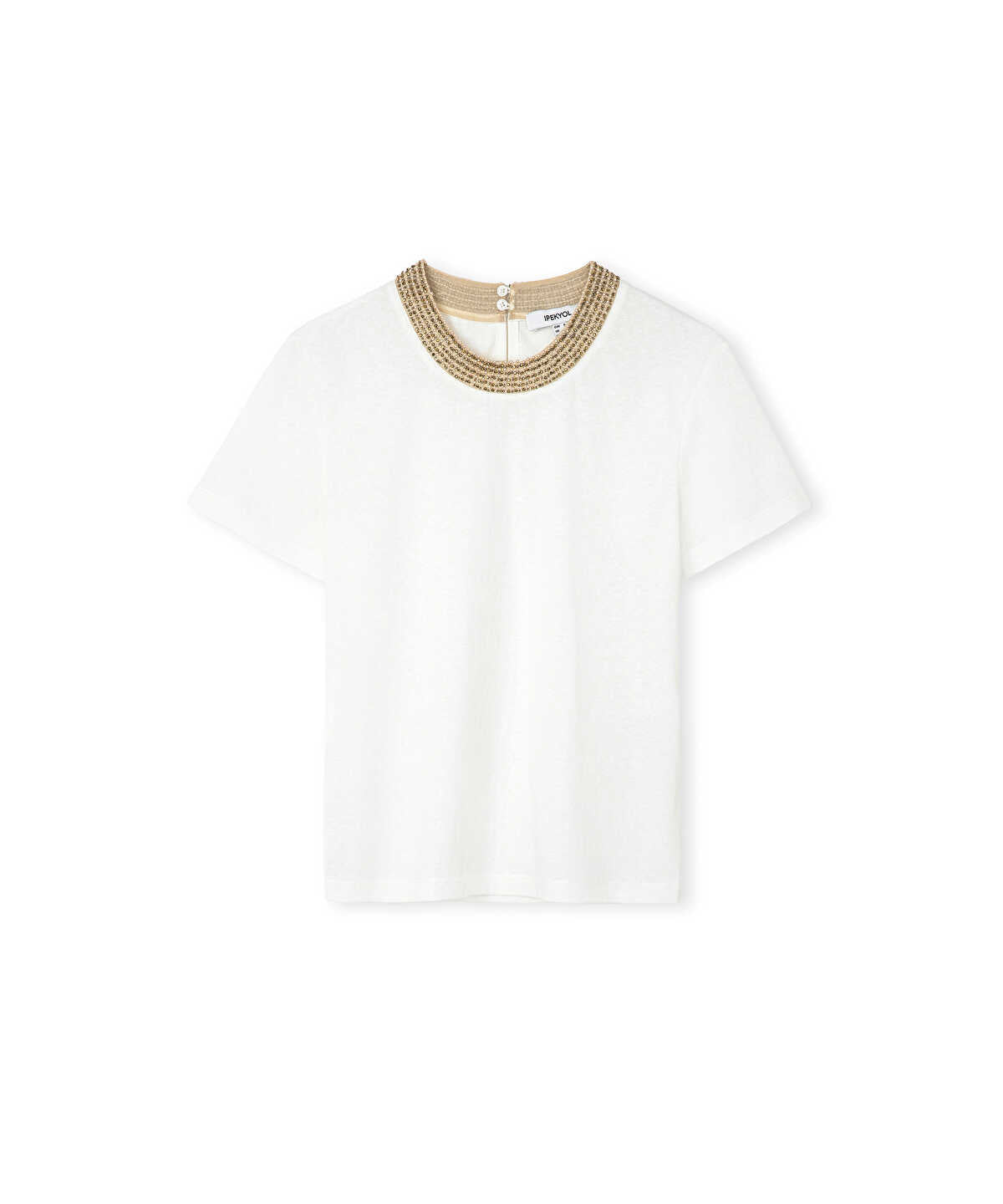 Zoomed T-Shirt with Embellishments