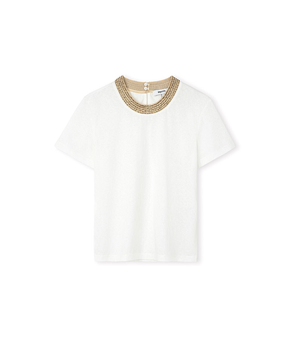 Zoomed T-Shirt with Embellishments