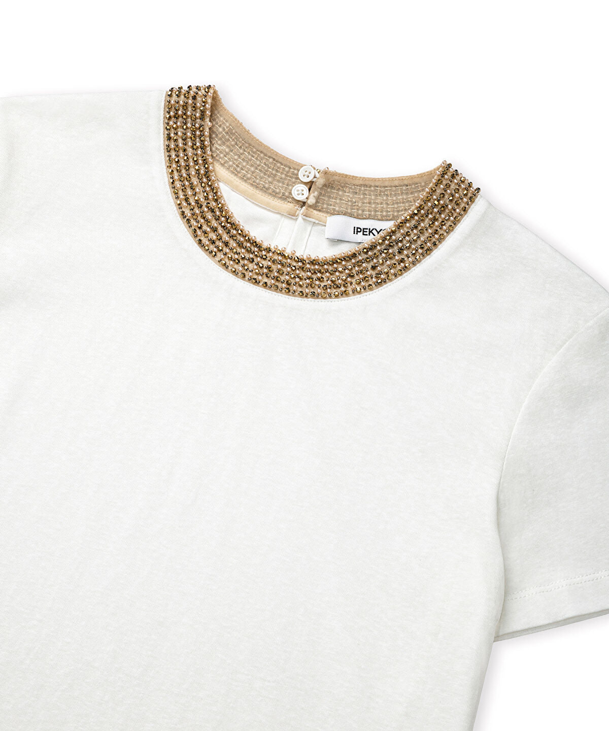 Zoomed T-Shirt with Embellishments