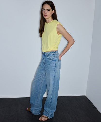 T-Shirt with Shoulder Pads