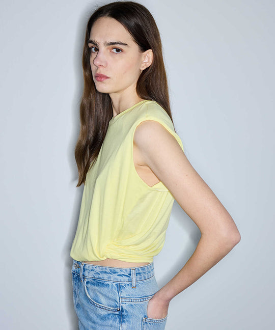 T-Shirt with Shoulder Pads