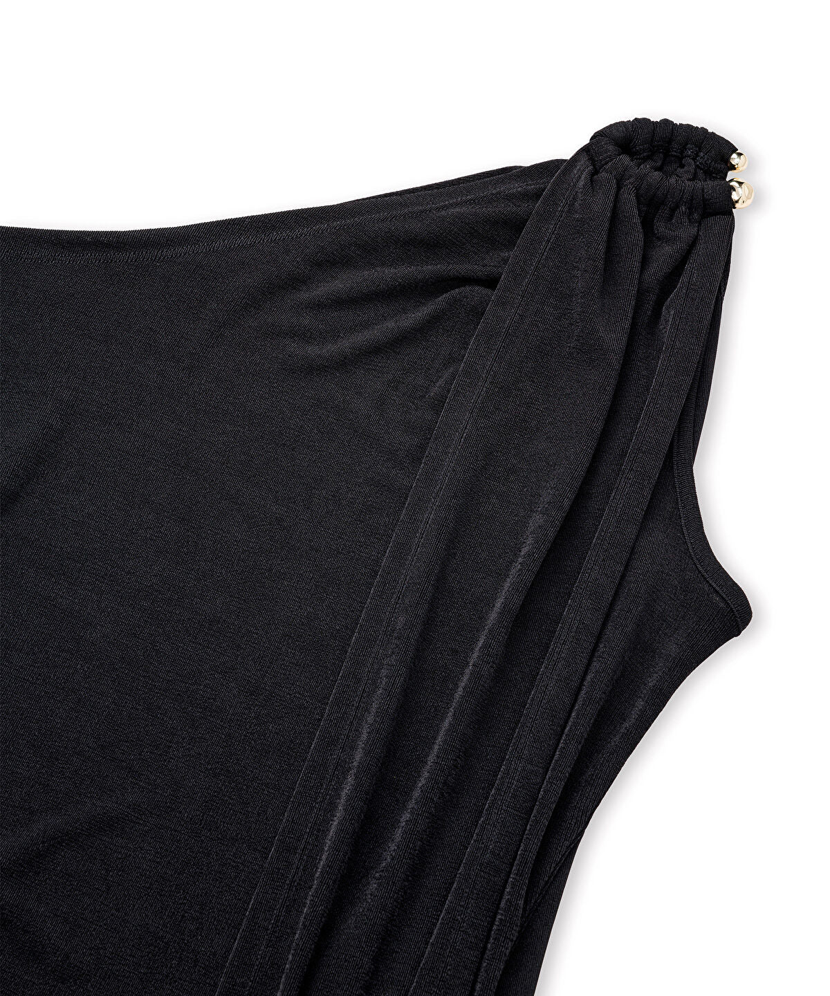 Asymmetric T-Shirt with Metal Accent
