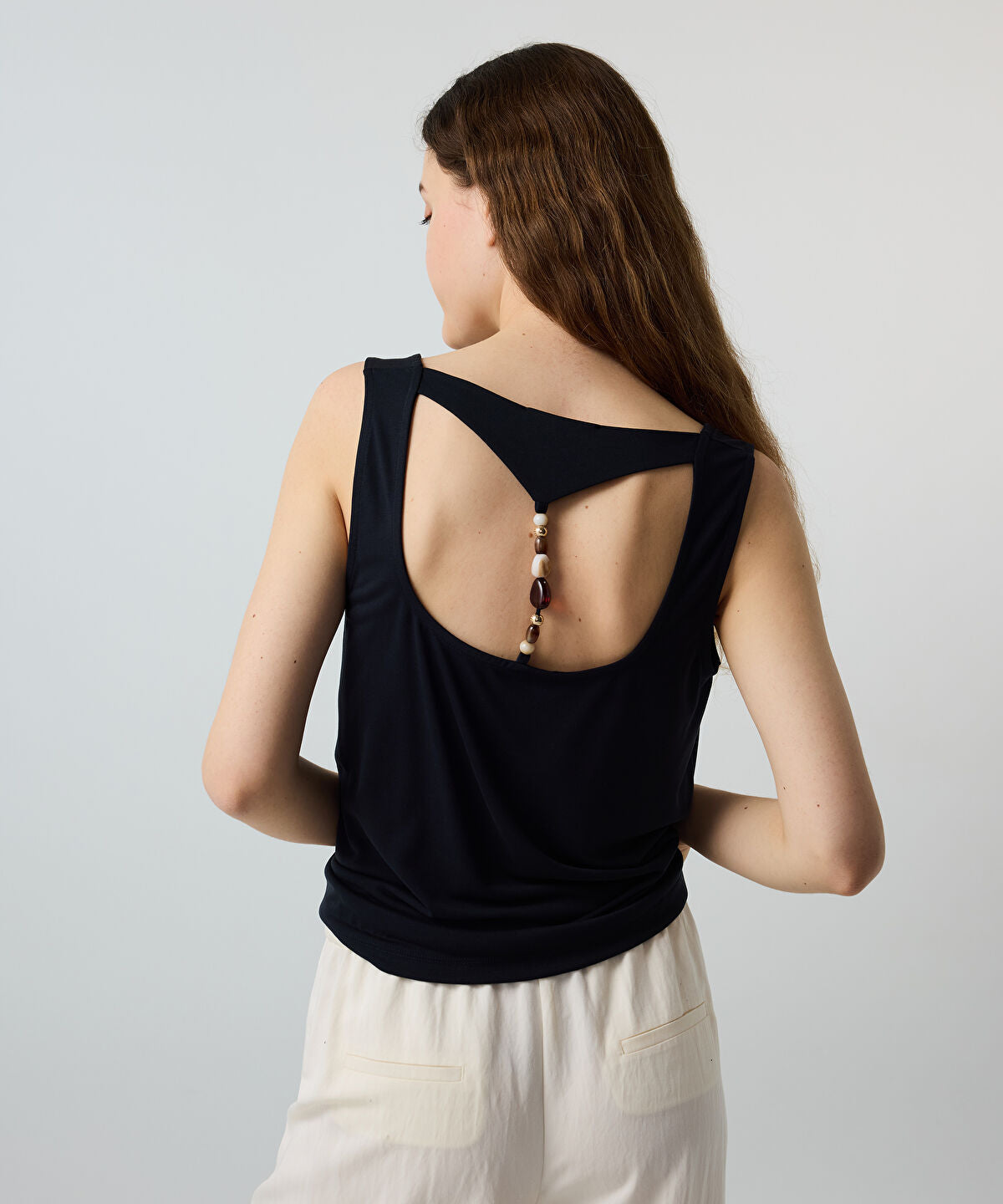 Embellished Cutout T-Shirt