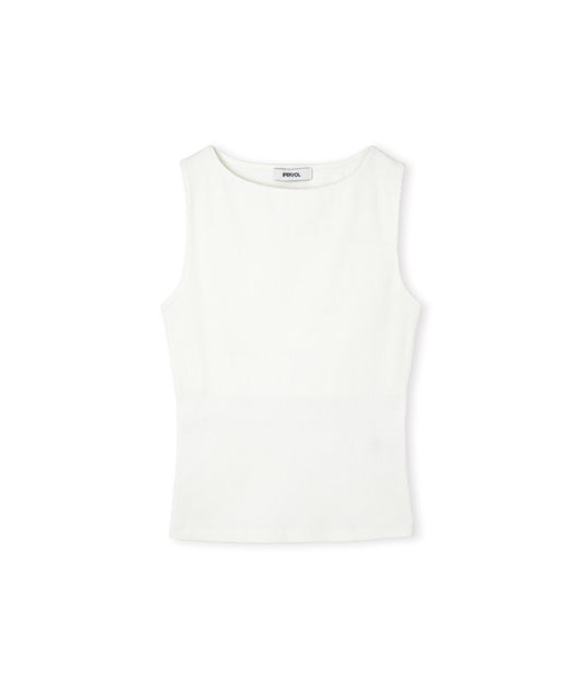 Boat Neck Slim-Fit T-Shirt