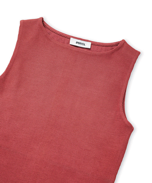 Boat Neck Slim-Fit T-Shirt