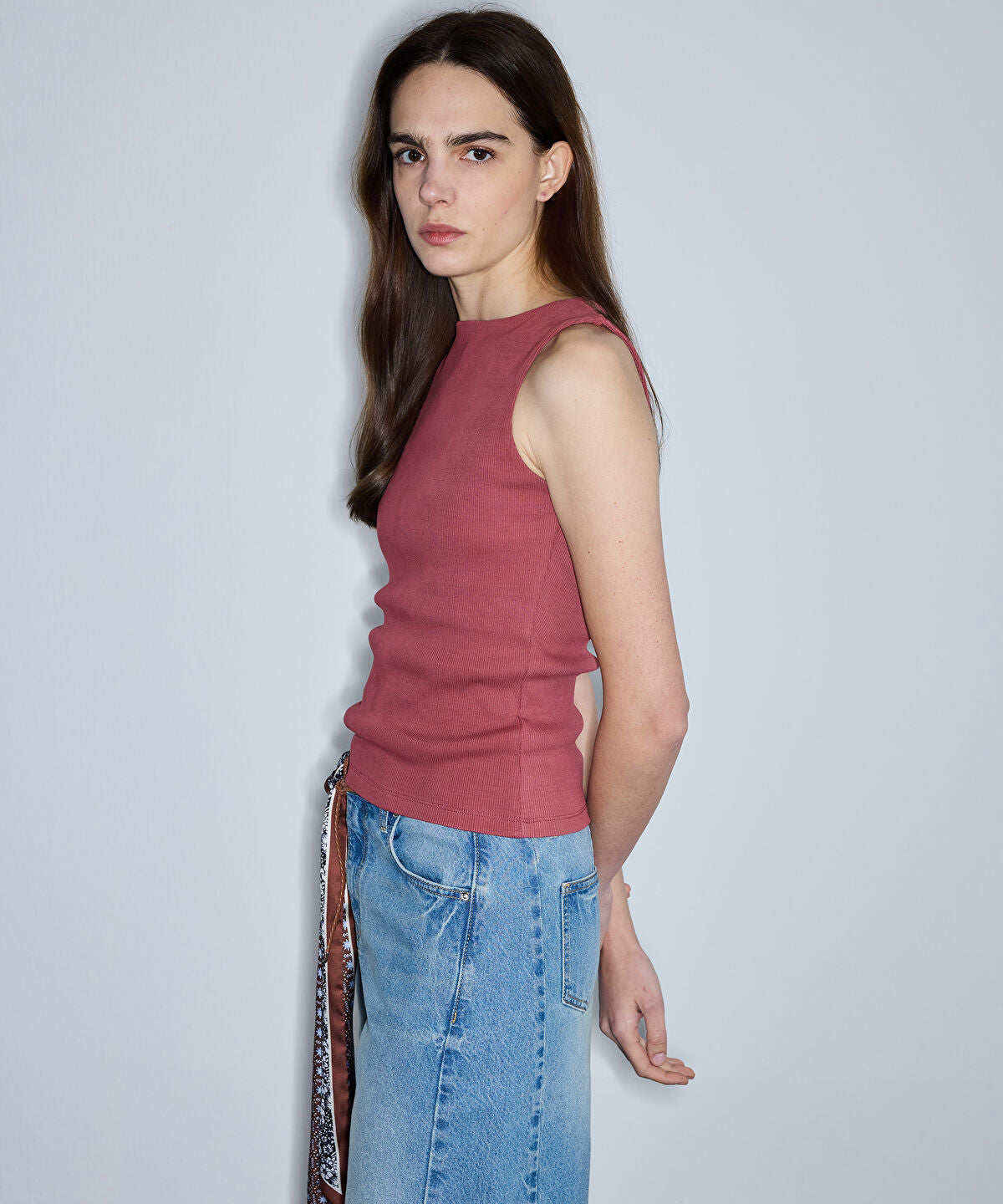 Zoomed Boat Neck Slim-Fit T-Shirt