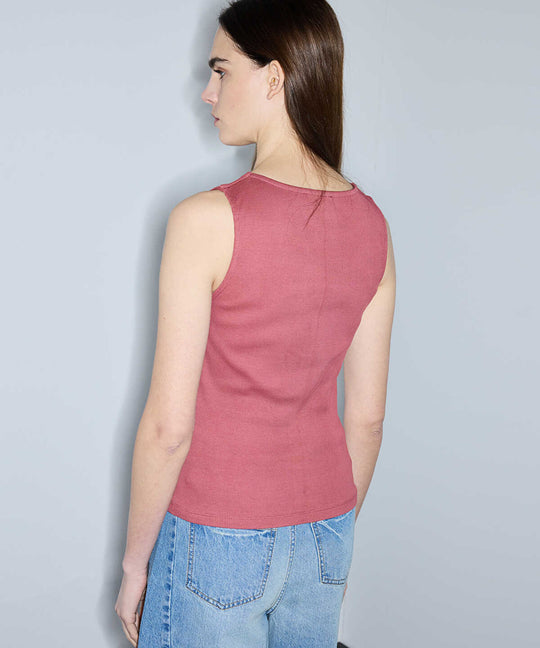 Boat Neck Slim-Fit T-Shirt
