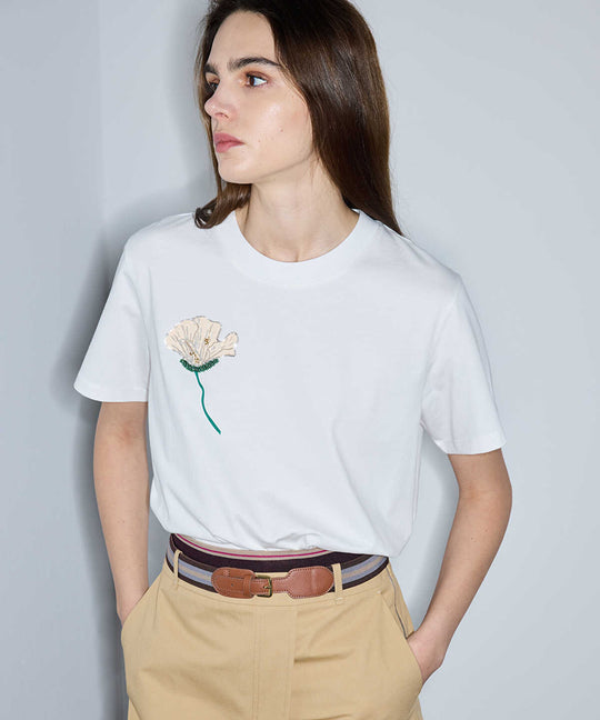 Printed T-Shirt with Embellishments