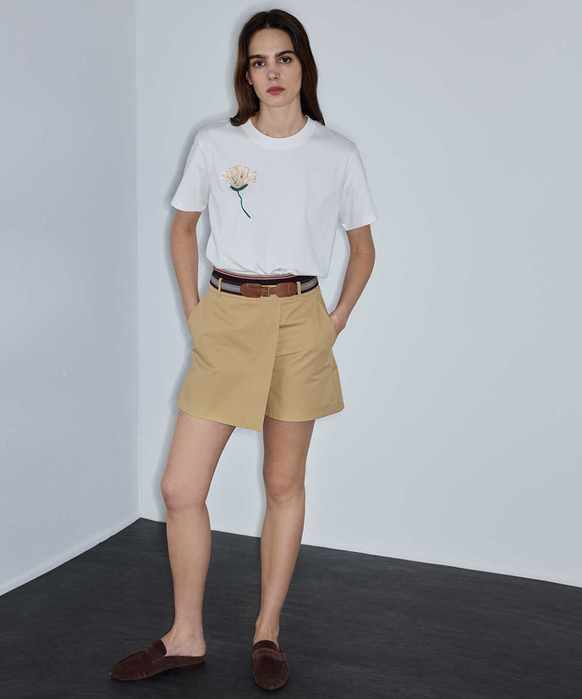Printed T-Shirt with Embellishments