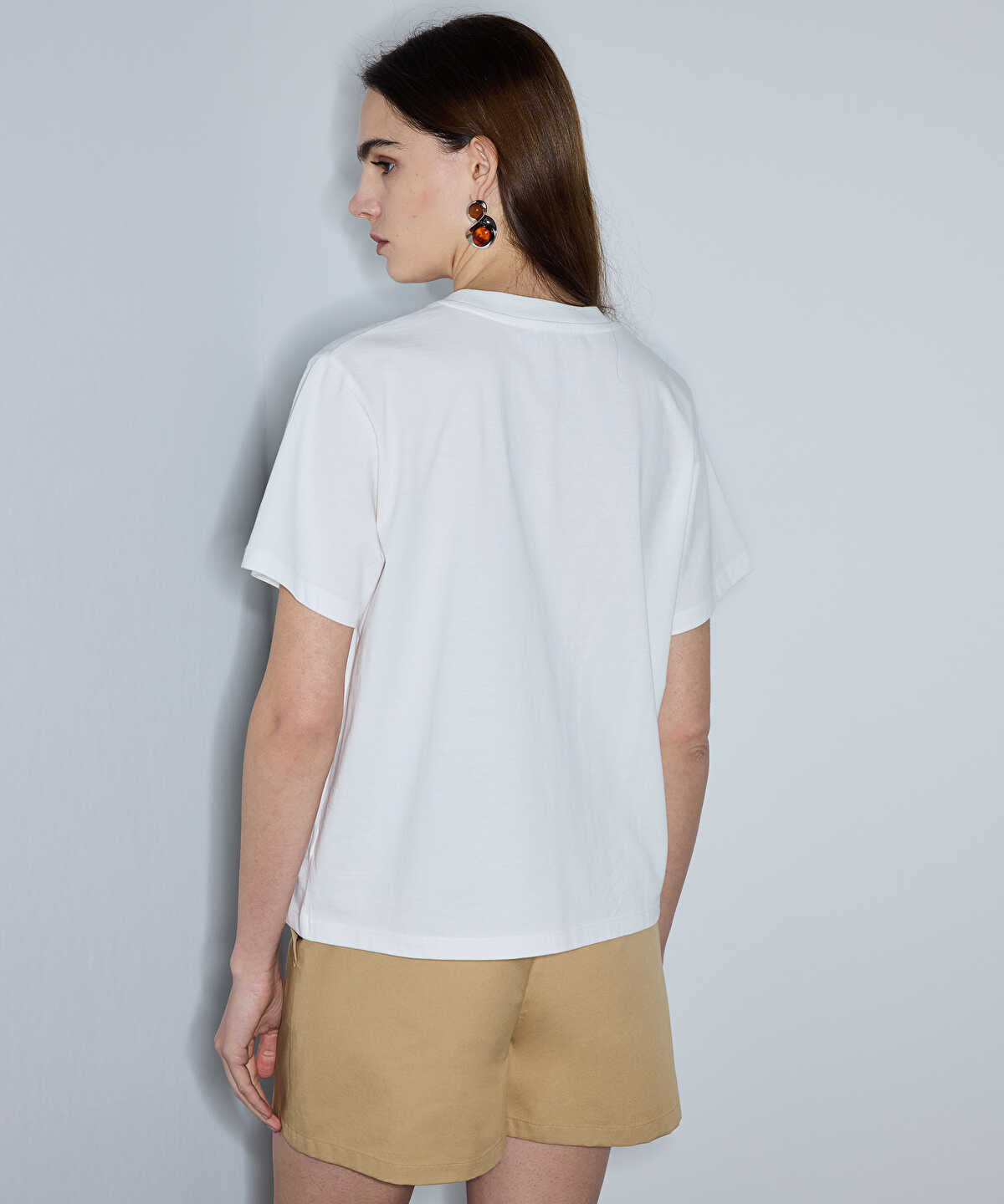 Printed T-Shirt with Embellishments