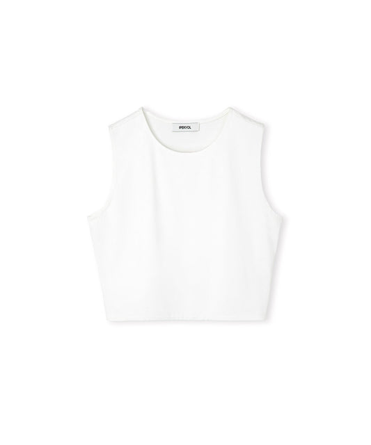 Crew Neck Cropped T-Shirt