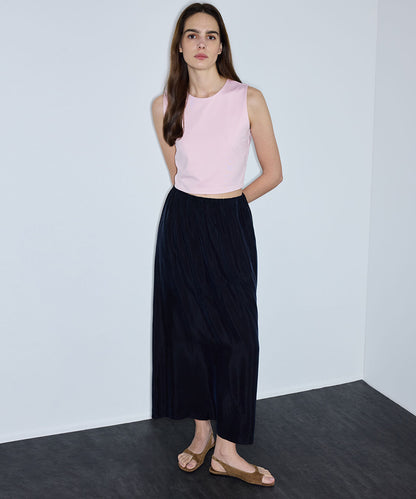 Crew Neck Cropped T-Shirt