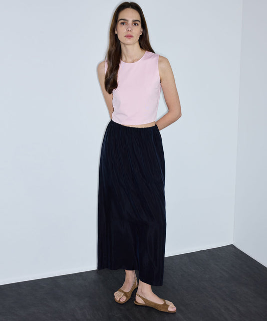 Crew Neck Cropped T-Shirt