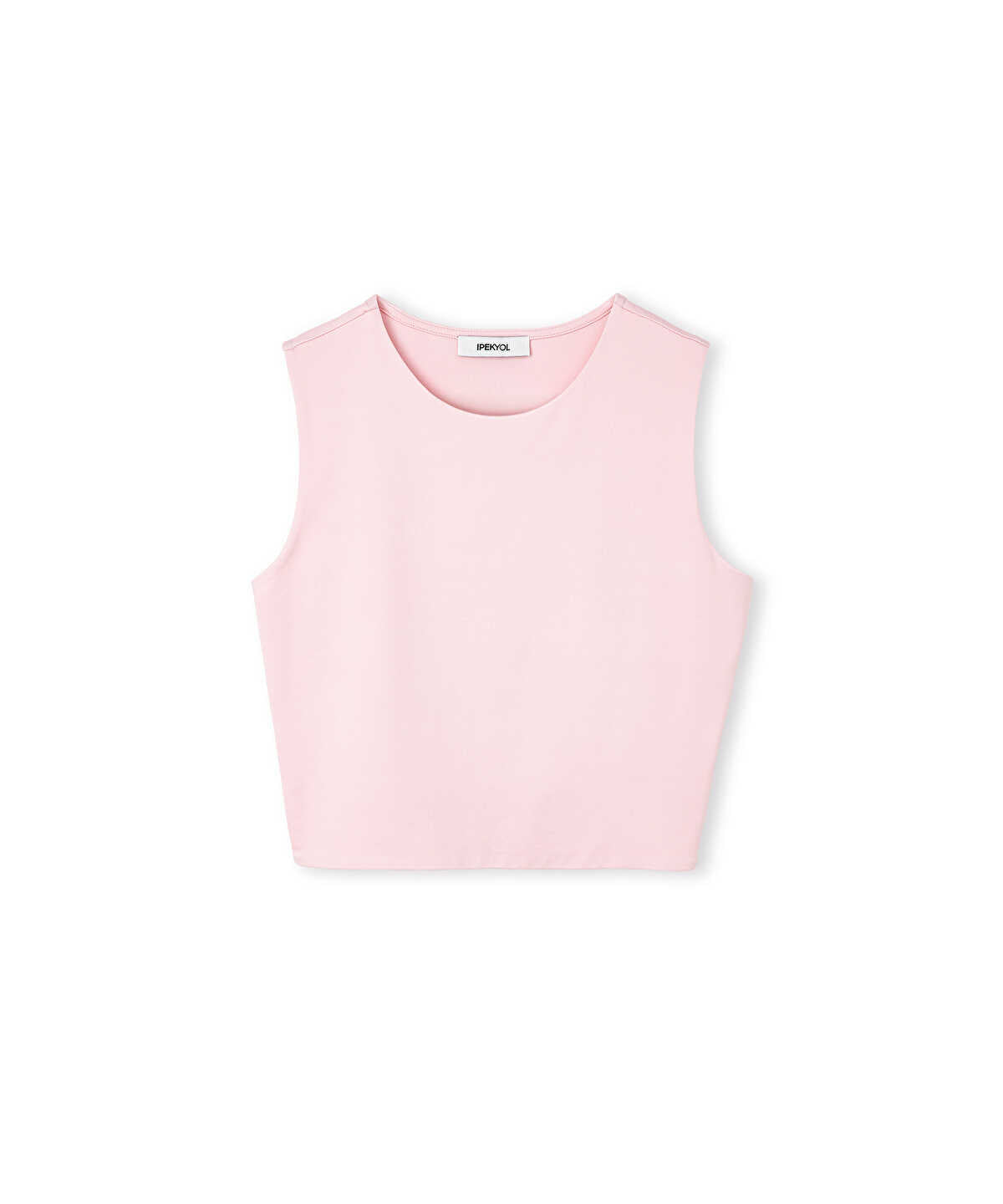 Crew Neck Cropped T-Shirt