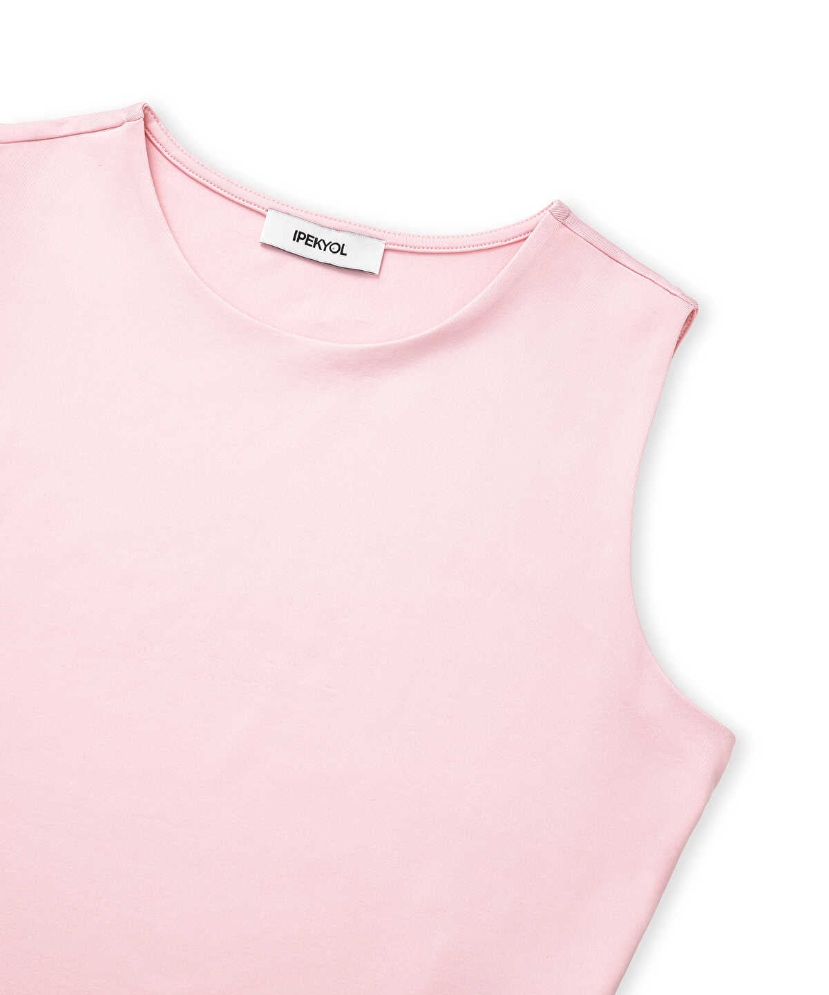 Crew Neck Cropped T-Shirt