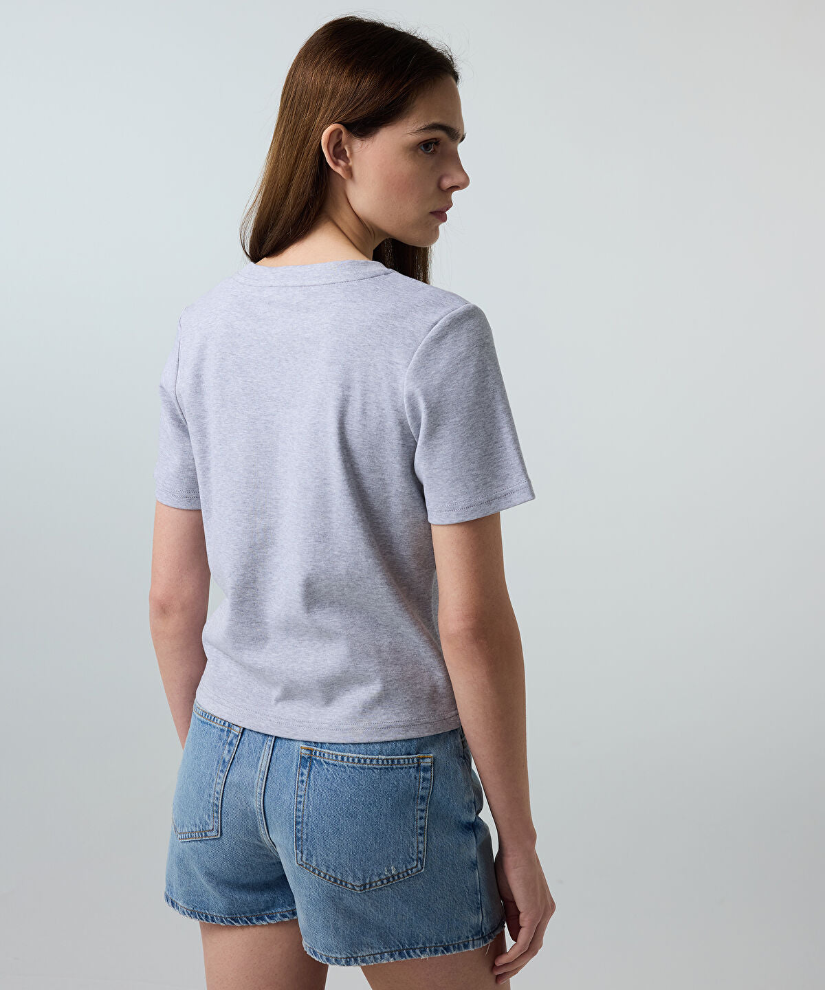 Zoomed Embroidered Slogan T-Shirt