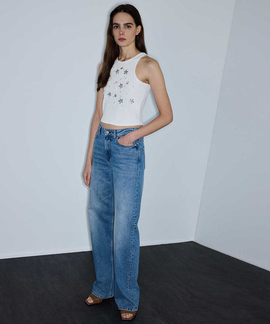 Slim-Fit T-Shirt with Applique